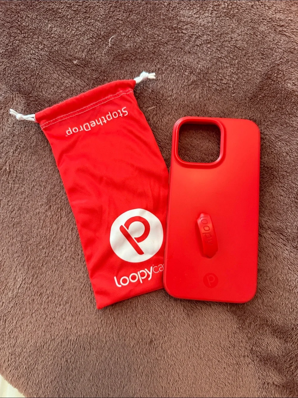 Red Loopy iPhone 16 Pro Max Case